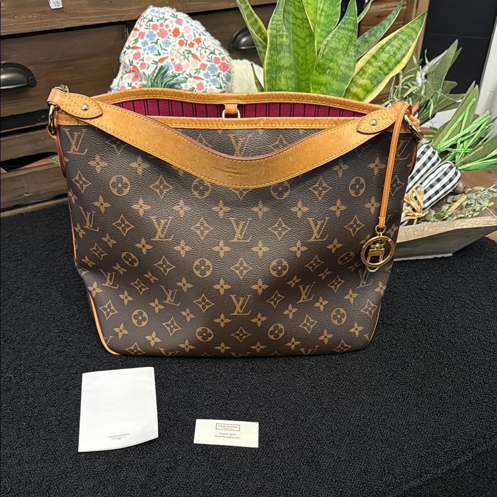 💯 Authentic Louis Vuitton Delightful & Pivione Monogram Shoulder Bag